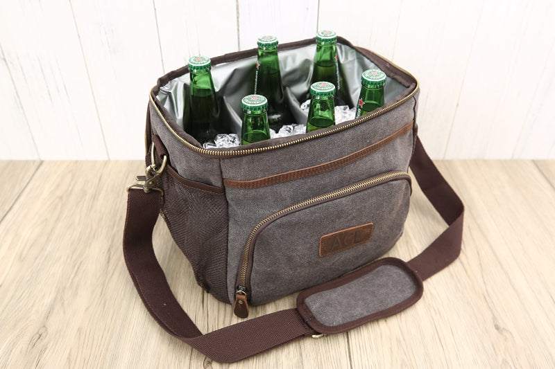 Monogrammed Insulated Cooler Bag Personalized Lunch Bag
