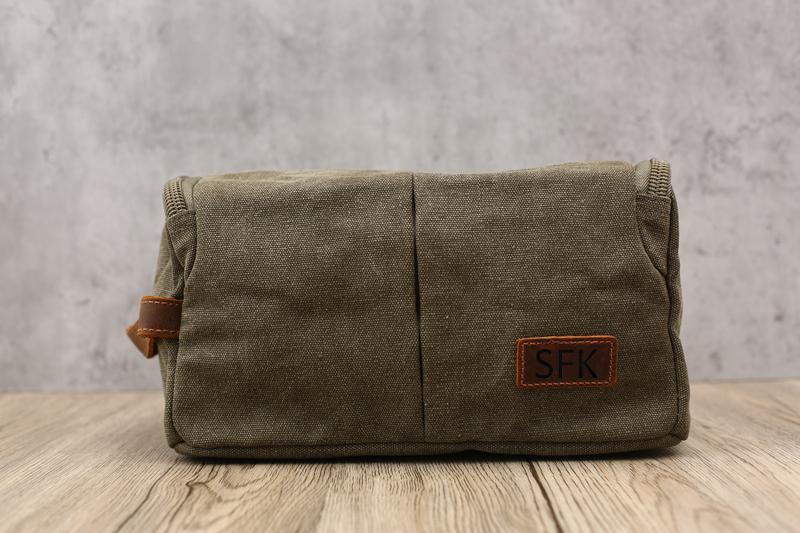 Personalized Mens Toiletry Bag Canvas Hanging Travel Toiletry Bag Best Toiletries