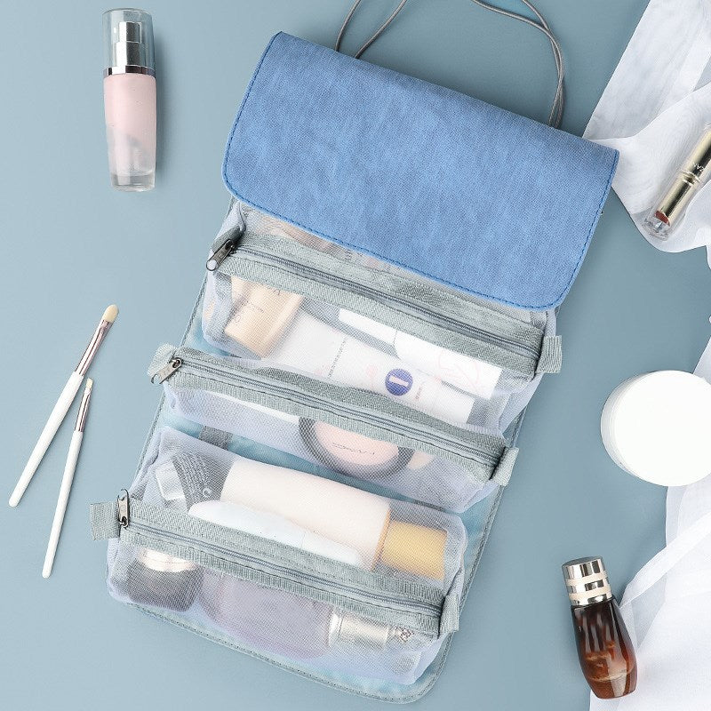 Roll Up Makeup Bag Cosmetic Bag Travel Case Toiletry Organizer