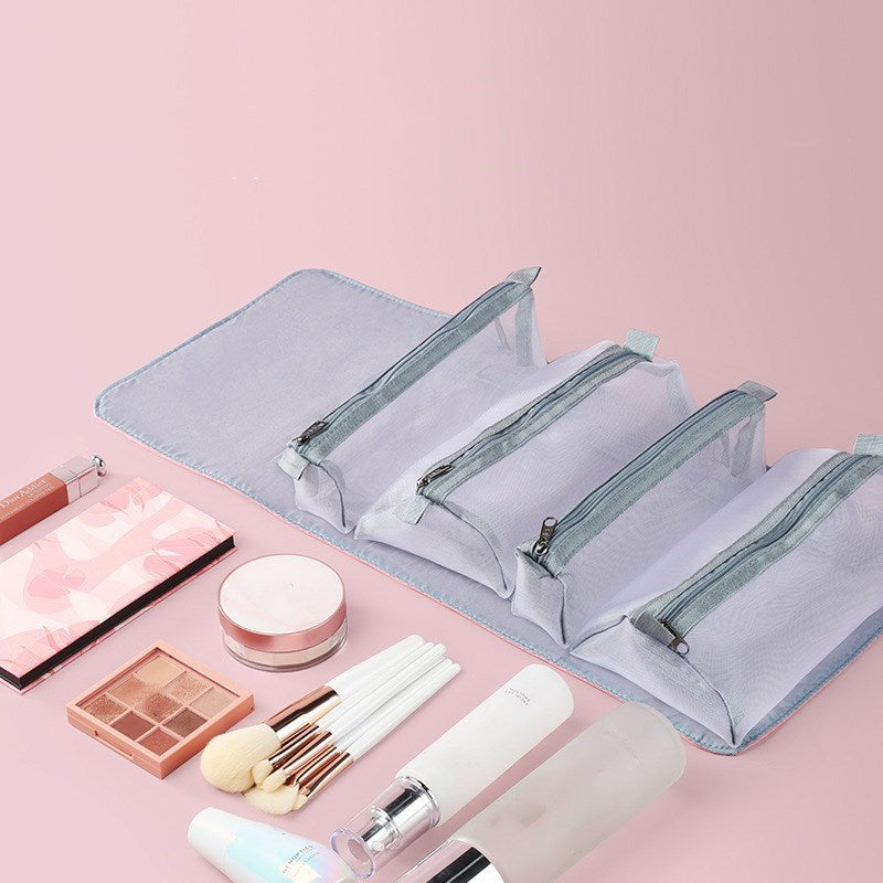 Roll Up Makeup Bag Cosmetic Bag Travel Case Toiletry Organizer