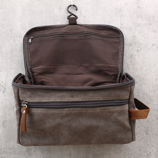 Personalized Mens Toiletry Bag Canvas Hanging Travel Toiletry Bag Best Toiletries