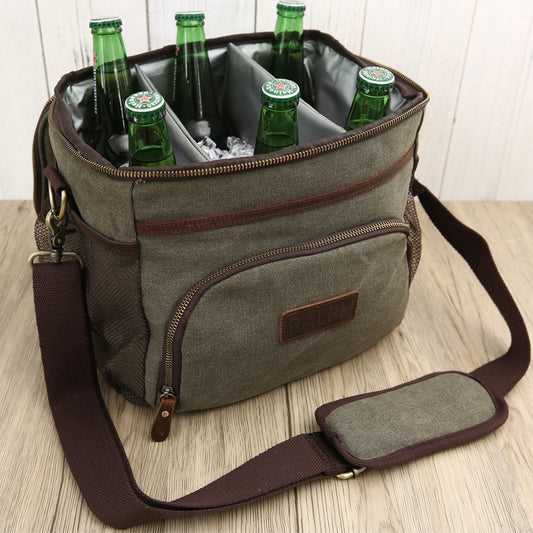 Personalized Cooler Bag for Camping Hiking, Insulated Lunch Bag