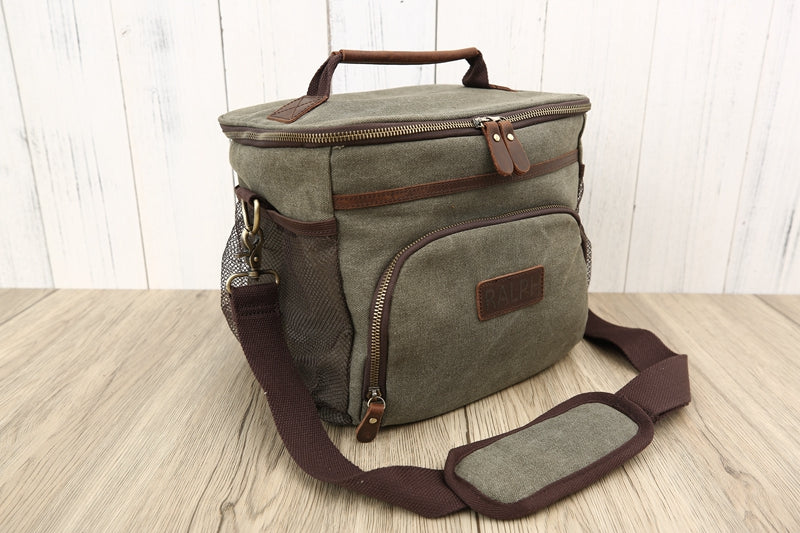 Waxed Canvas Cooler Tote