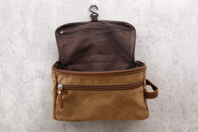 Personalized Mens Toiletry Bag Canvas Hanging Travel Dopp Kit Bag –  Unihandmade