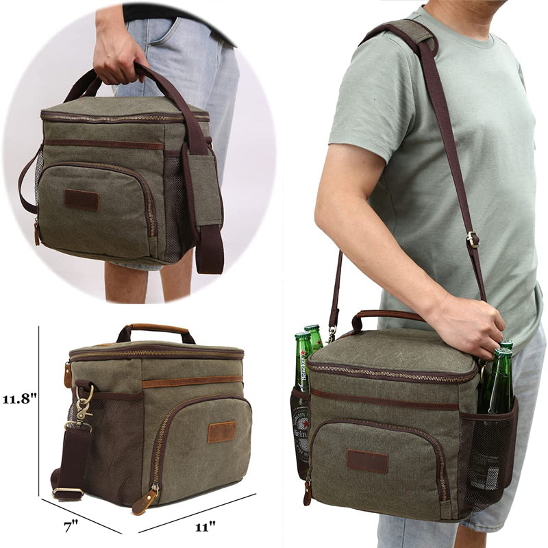 Personalized Cooler Bag for Camping Hiking, Insulated Lunch Bag